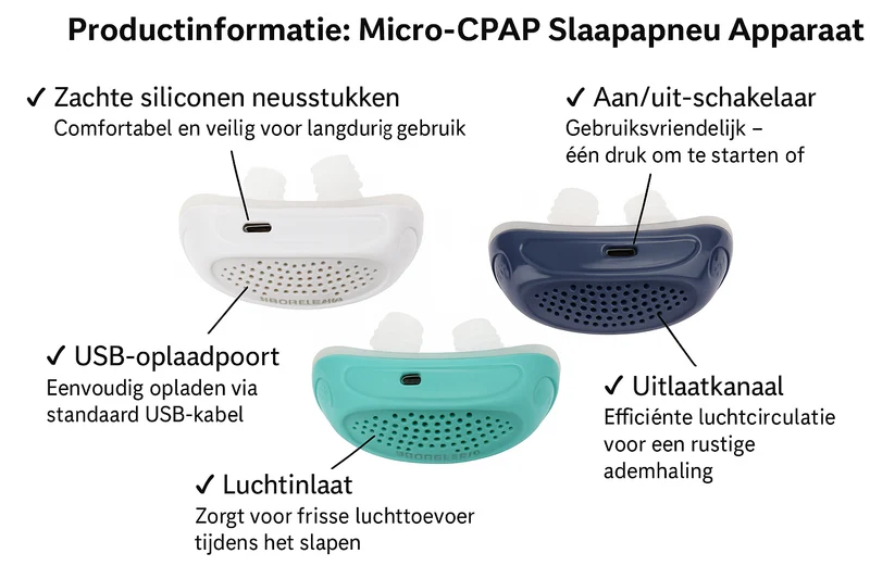 Micro-CPAP Enhed til Søvnapnø – Perfekt til Rejser