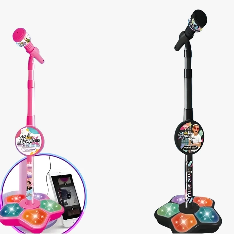 Børnemikrofon med justerbar højde og stativ – SoundFun Stage