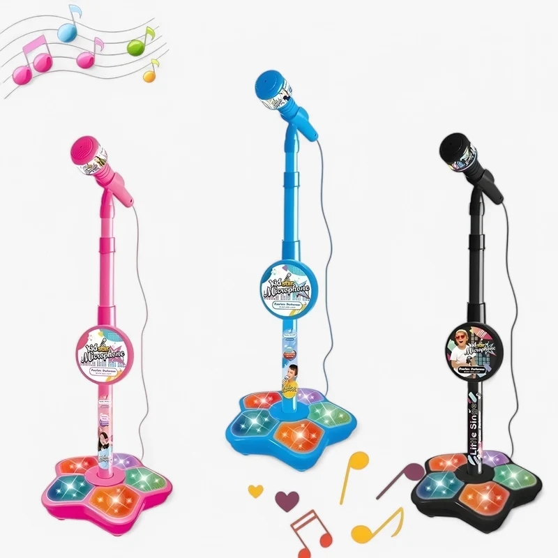 Børnemikrofon med justerbar højde og stativ – SoundFun Stage