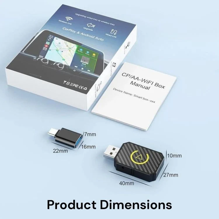 Mini Trådløs CarPlay Adapter
