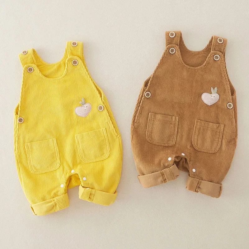 Ribbet Mini Overall til Børn