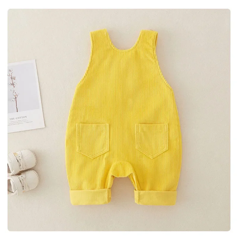 Ribbet Mini Overall til Børn