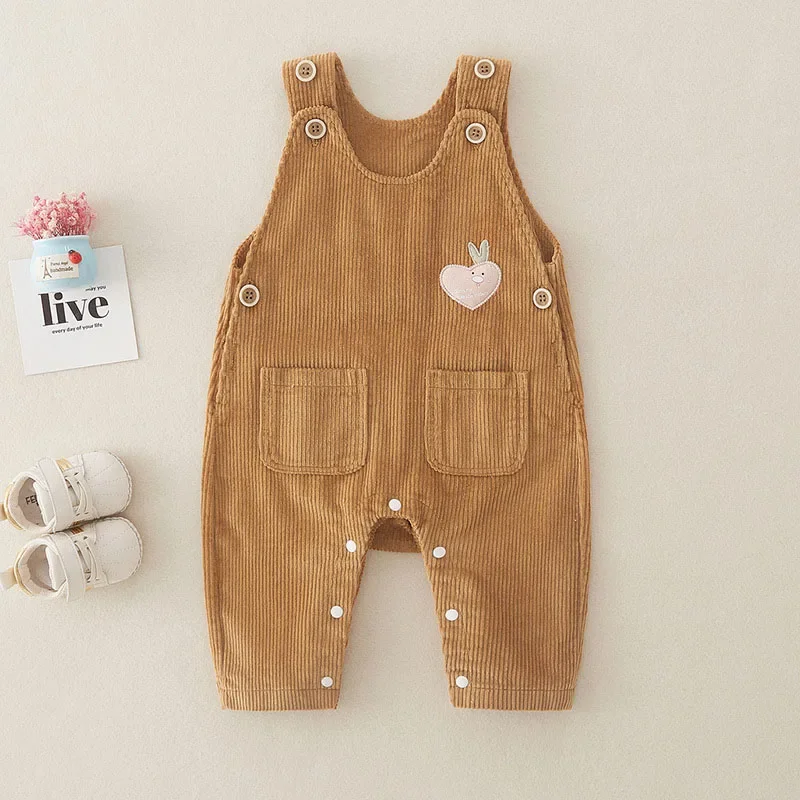 Ribbet Mini Overall til Børn