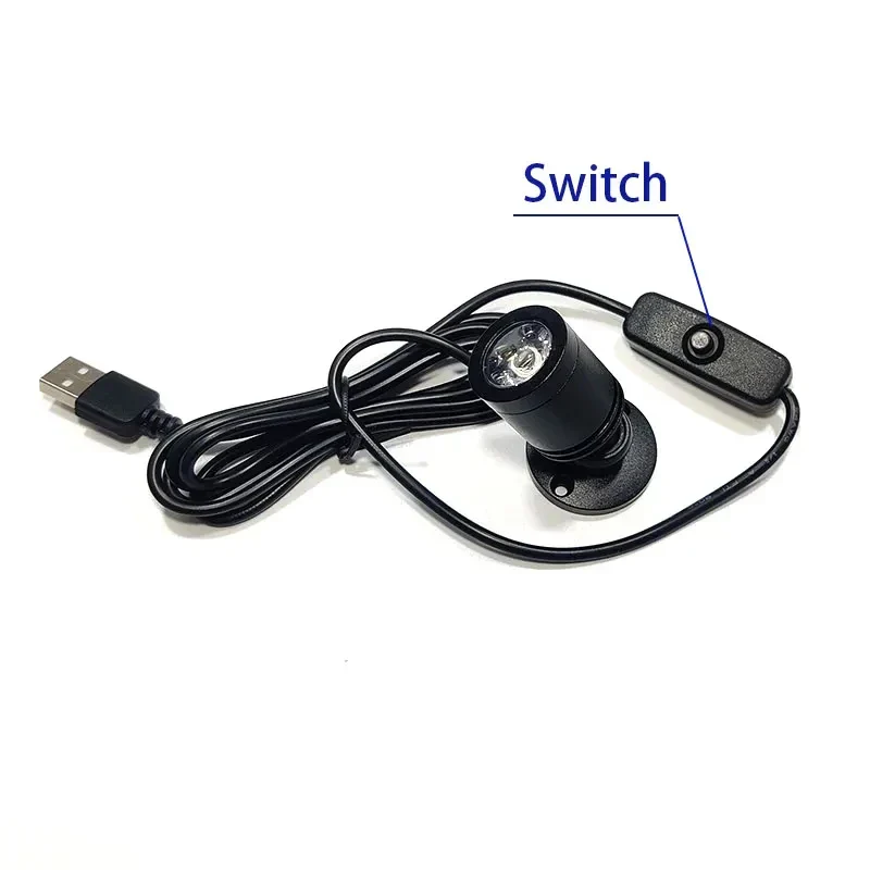 Mini LED Spotlys | 1W/3W | USB Lyskilde til Vitriner og Dekorationer | Varme og Kolde Hvide | Aluminiumskabinet