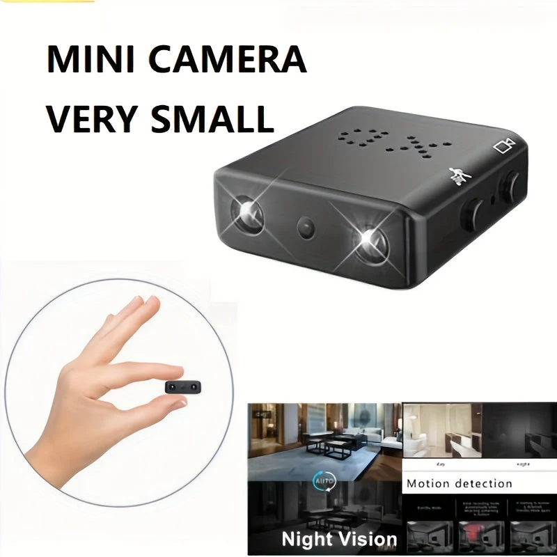 Mini ultra-kompakt kamera - Full HD | Nattesyn og bevægelsesdetektion