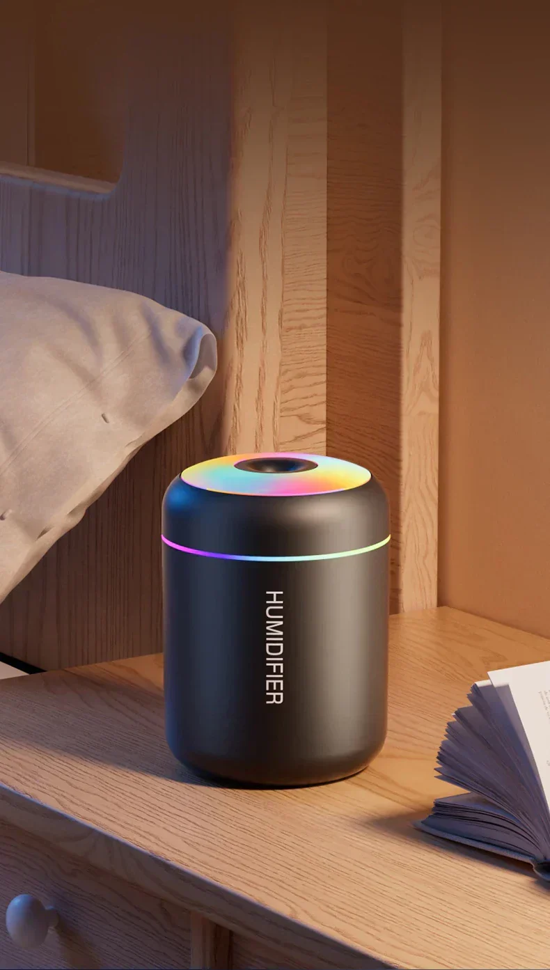 Mini luftfugter med aromaterapi - USB-drevet - Ideel til bil og soveværelse