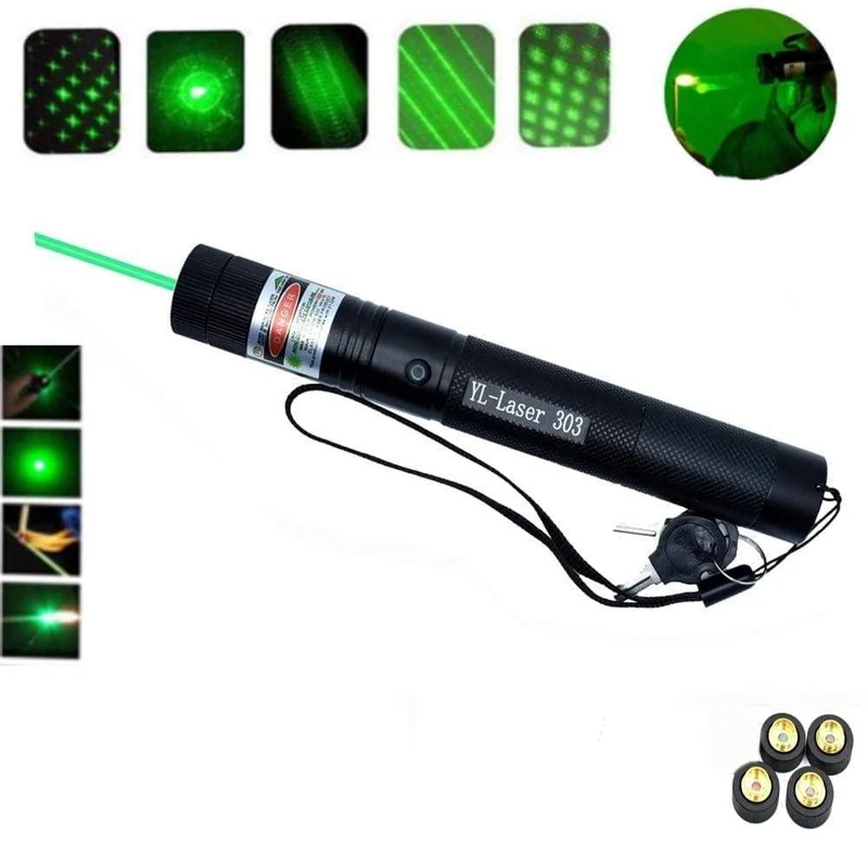 Laserpointer med høj synlighed i grønt til nøjagtighed og ydeevne