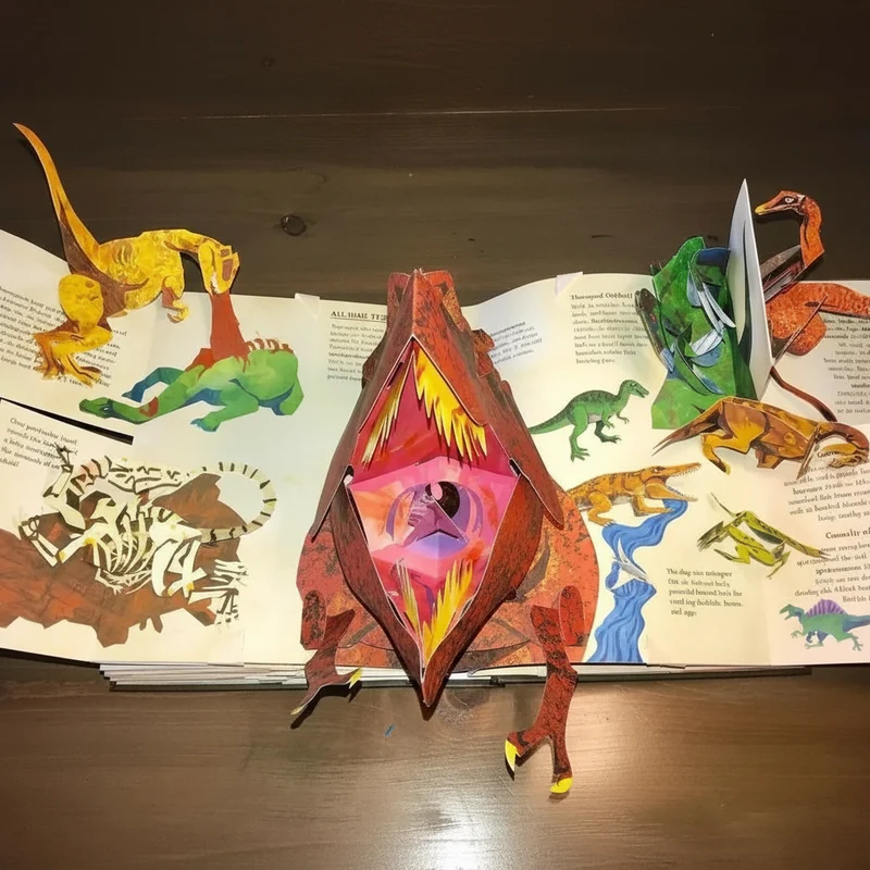 3D Pop-up Bog om Dinosaurer