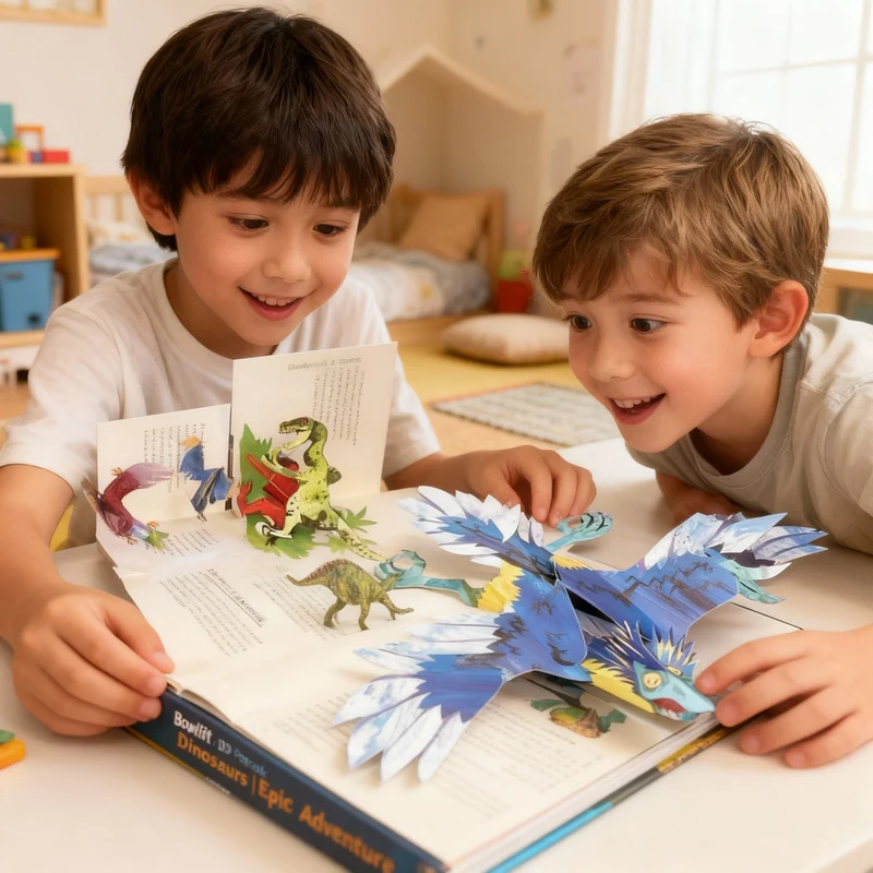3D Pop-up Bog om Dinosaurer