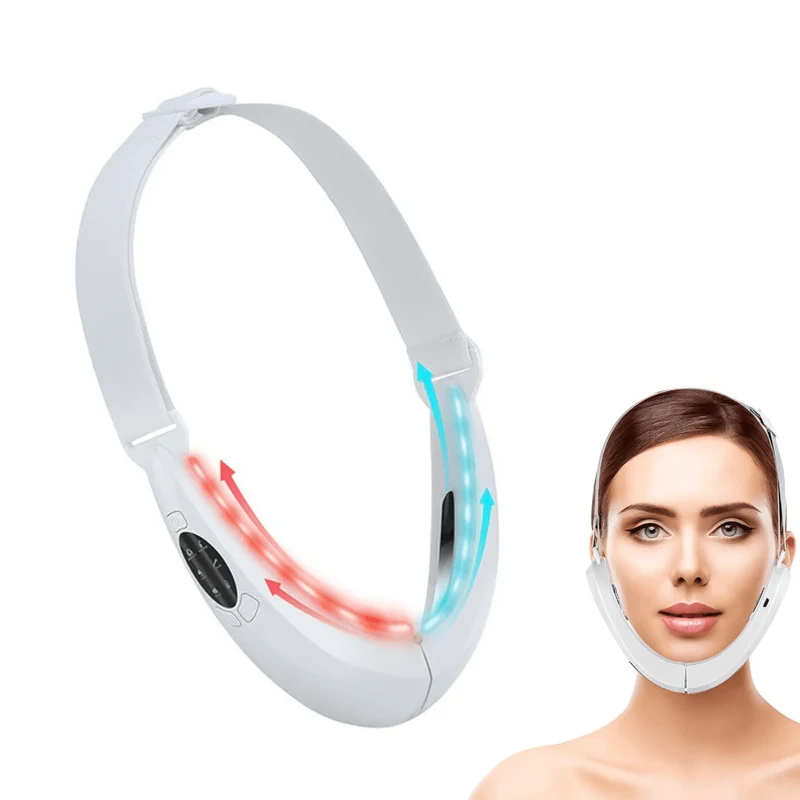 V-Face Modelerende Massager til Dobbelthage med Varmefunktion
