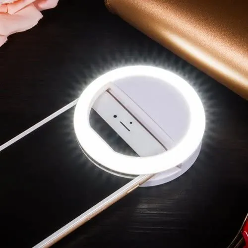 Bærbar Ringlys til Selfies - GlowSnap