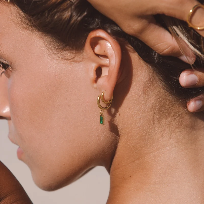 Øreringe med Ocean Shine – Liana
