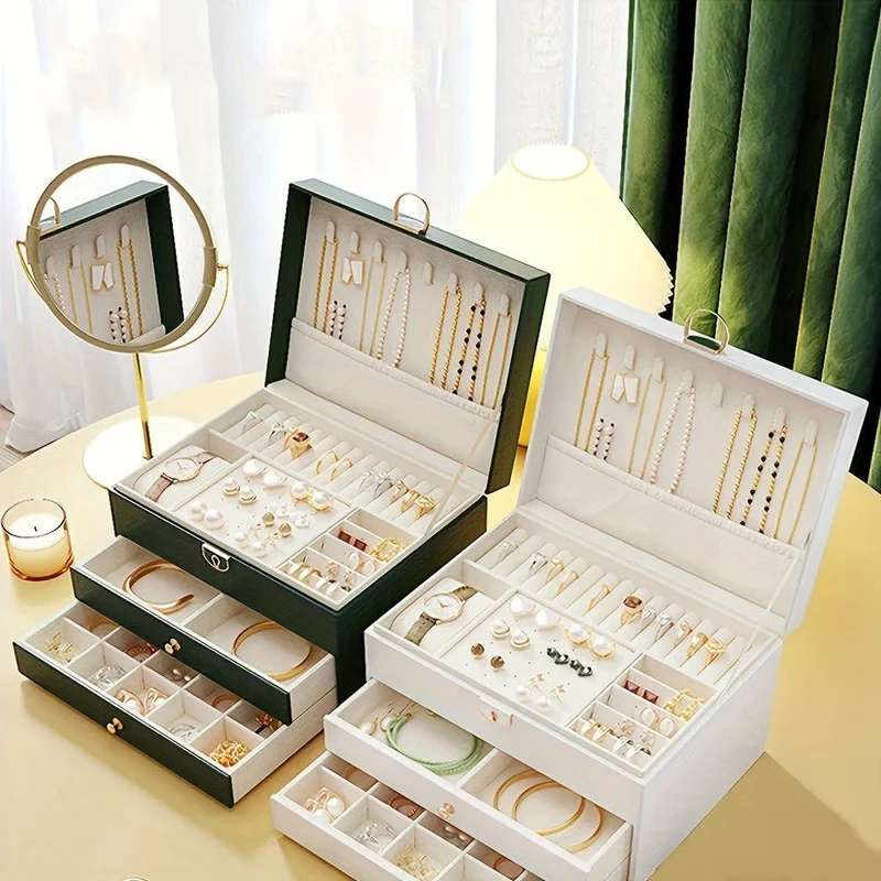 Jewel Organizer i Læder af Høj Kvalitet