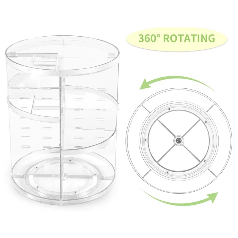 360° Rotérbar Makeup Organizer