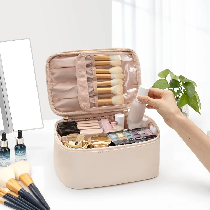 Portabel Makeup Organizer med Rumdelere