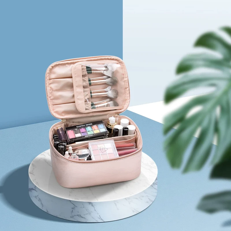 Portabel Makeup Organizer med Rumdelere