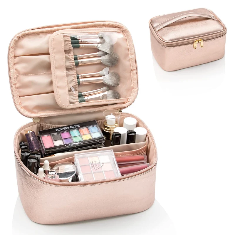 Portabel Makeup Organizer med Rumdelere