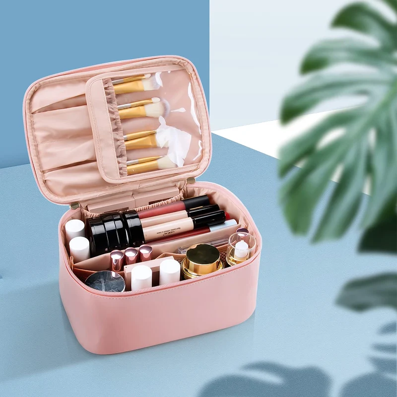 Portabel Makeup Organizer med Rumdelere
