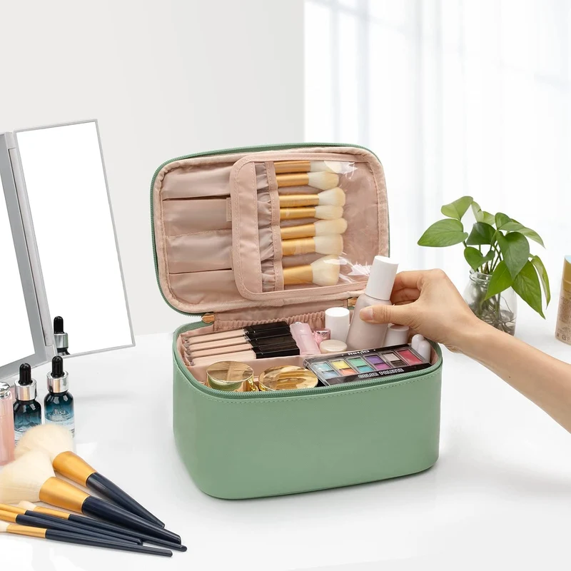 Portabel Makeup Organizer med Rumdelere