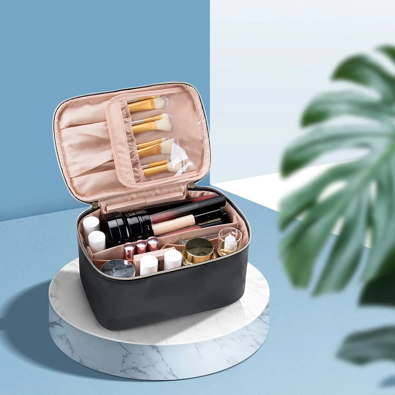 Portabel Makeup Organizer med Rumdelere