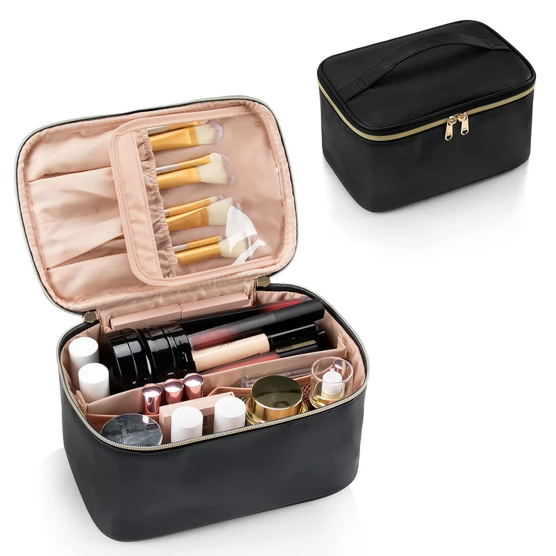 Portabel Makeup Organizer med Rumdelere