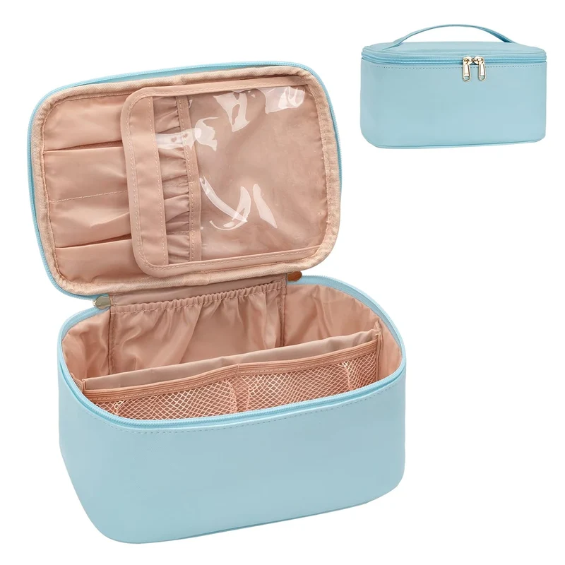 Portabel Makeup Organizer med Rumdelere