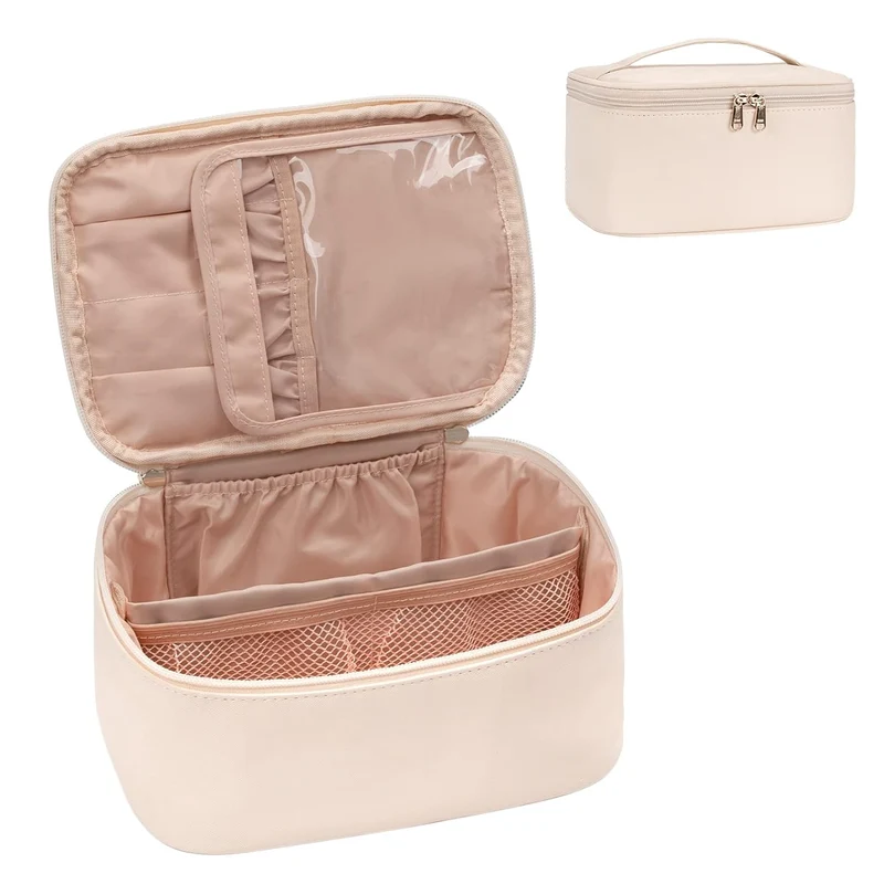 Portabel Makeup Organizer med Rumdelere