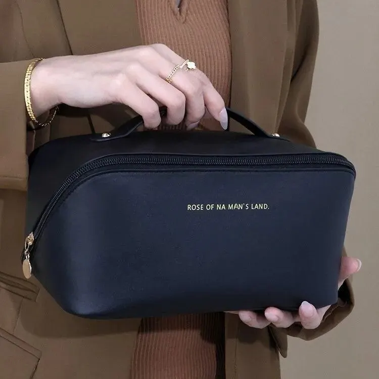 Makeup Organizer med Lynlås – Luksus Kosmetik Taske til Rejser