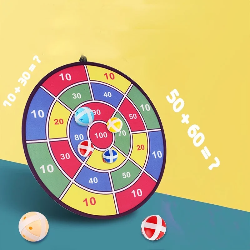 Dobbelt Spilplade til Darts - Sjov og Læring for Børn