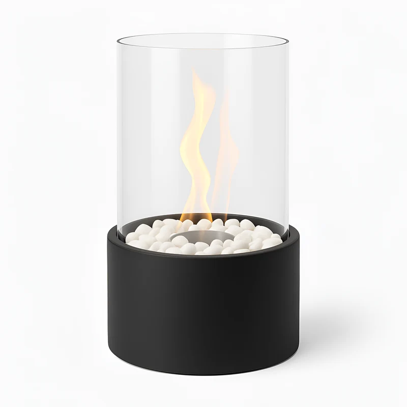 ElegantFlame Bordkamin - Stilfuld metalbase til udendørs ild