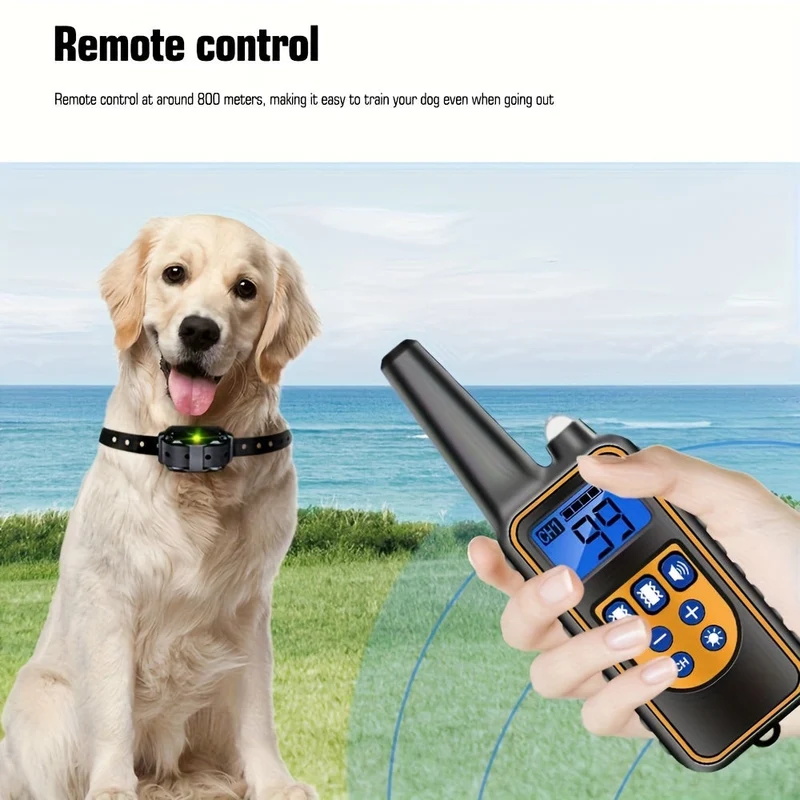 Intelligent Træningskrave – Genopladelig fjernbetjening til hunde