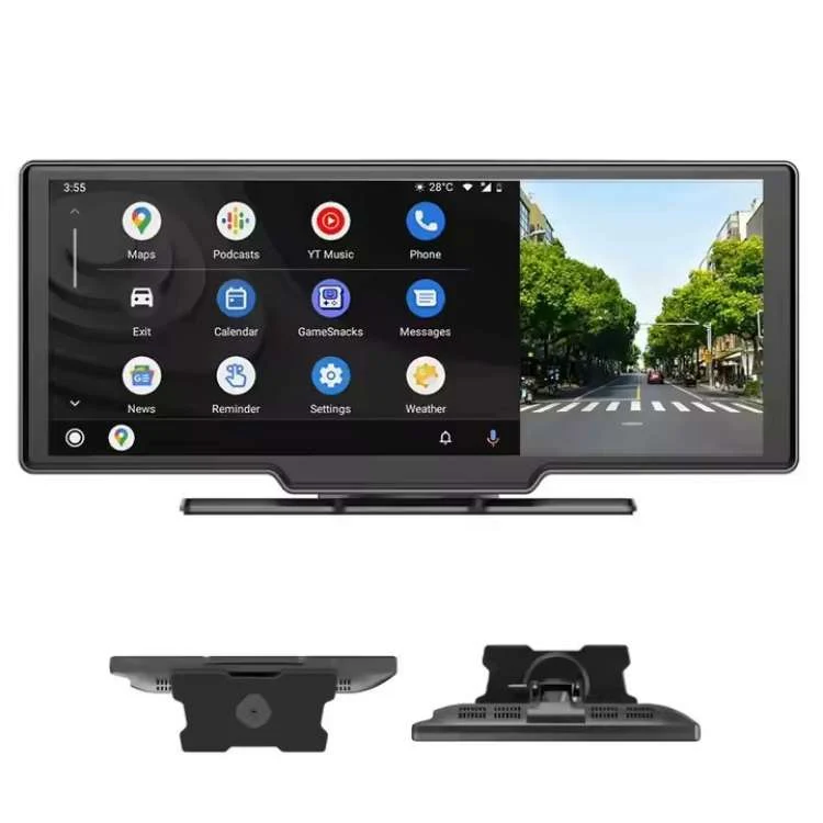 SmartSkærm 10.25” - Trådløs CarPlay & Android Auto