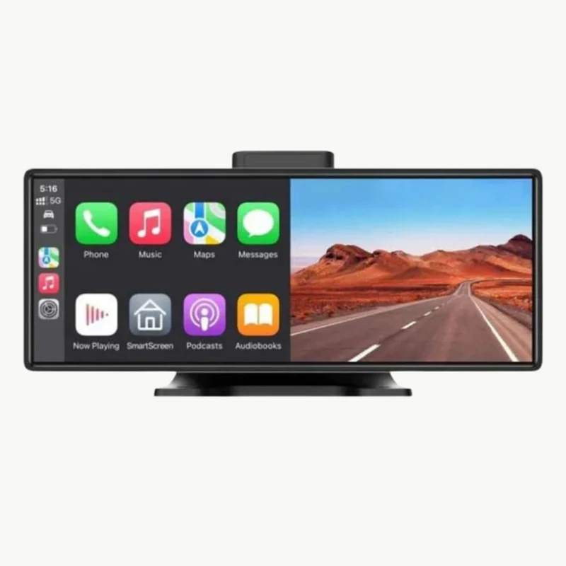 SmartSkærm 10.25” - Trådløs CarPlay & Android Auto