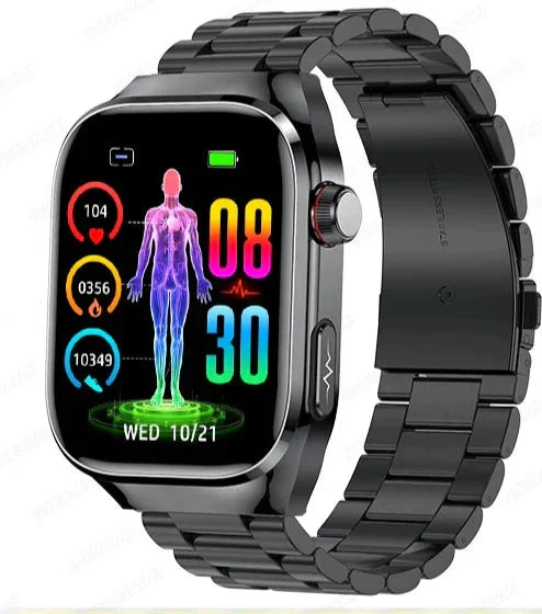 Sundhedsovervågningsur med AMOLED-skærm og Fitness Mode