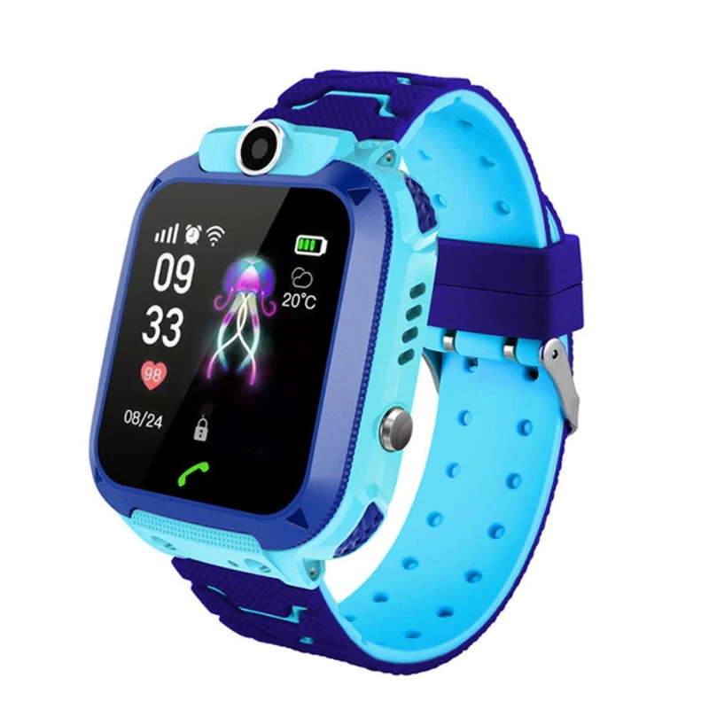 Børnesmartwatch med GPS, Kamera og Nødknap for Sikkerhed