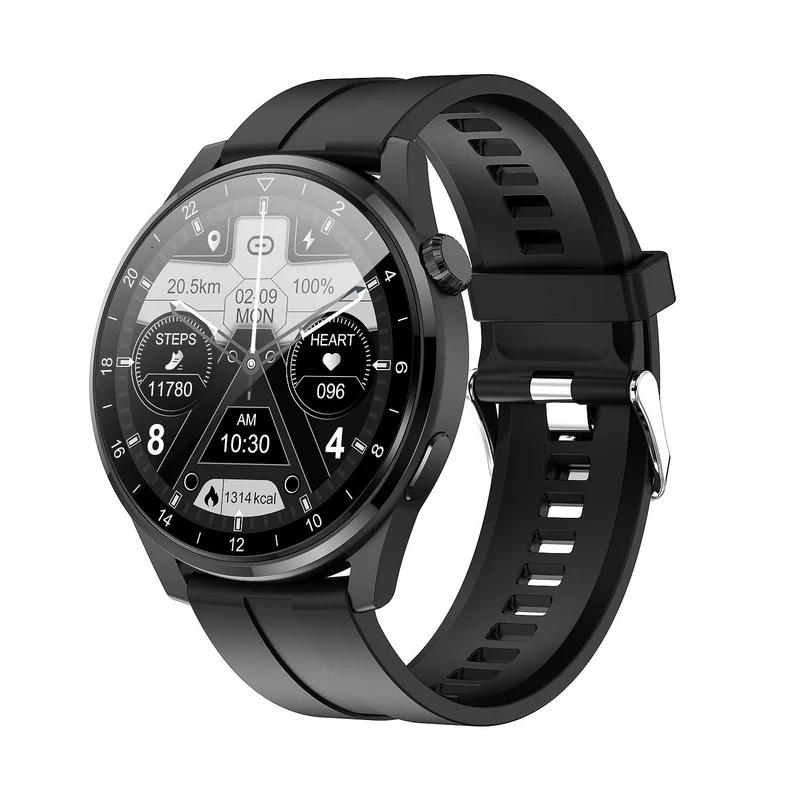 Sundhedssmartwatch med Glukoseovervågning, Vandafvisende Design og HD Skærm