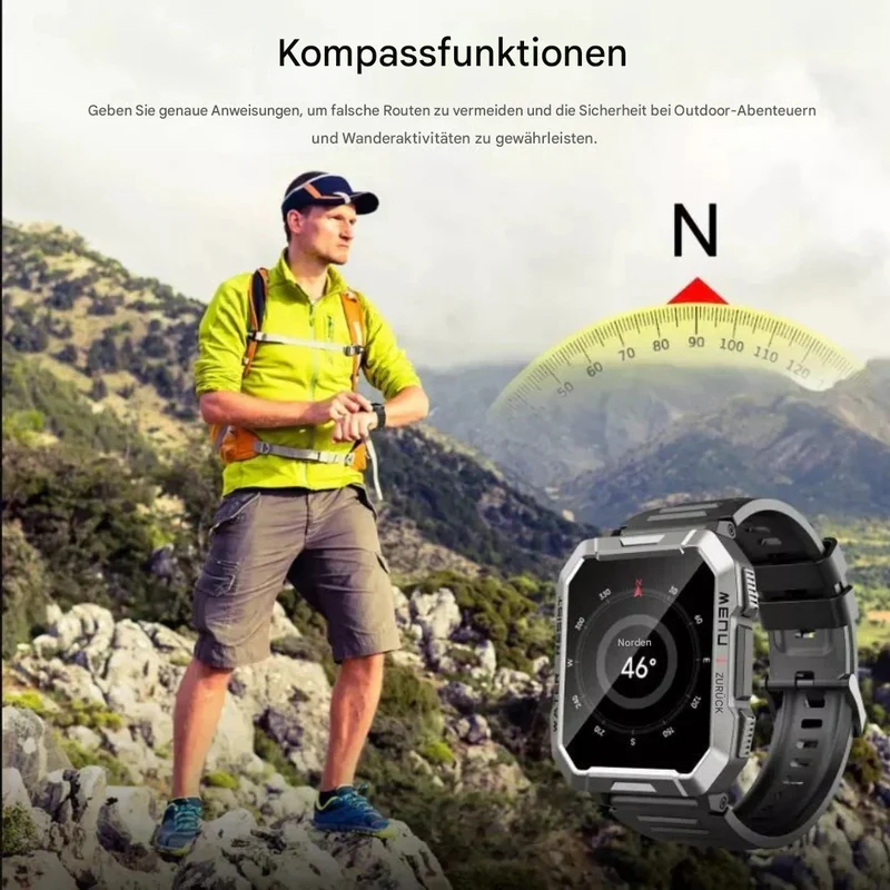 Robust smartwatch til eventyrlystne – ExploreGear