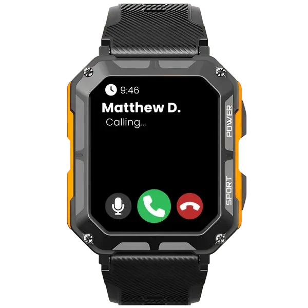 Robust Smartwatch med Pulsmonitor og Skridttæller