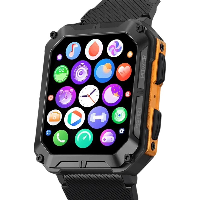 Robust Smartwatch med Pulsmonitor og Skridttæller