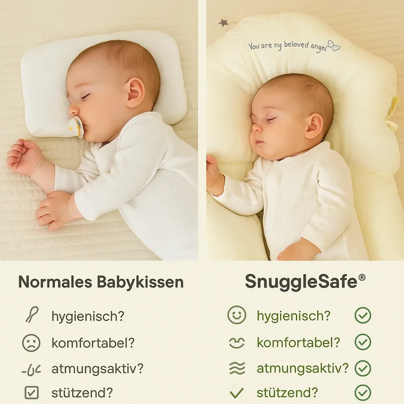 Sovtryg | Antibakterisk pude til børn for en sikker nattesøvn