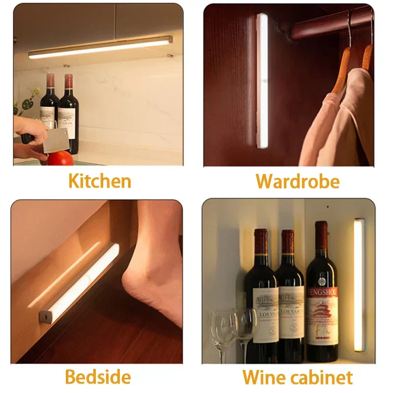 Trådløs LED-lampe med bevægelsessensor - SmartGlow