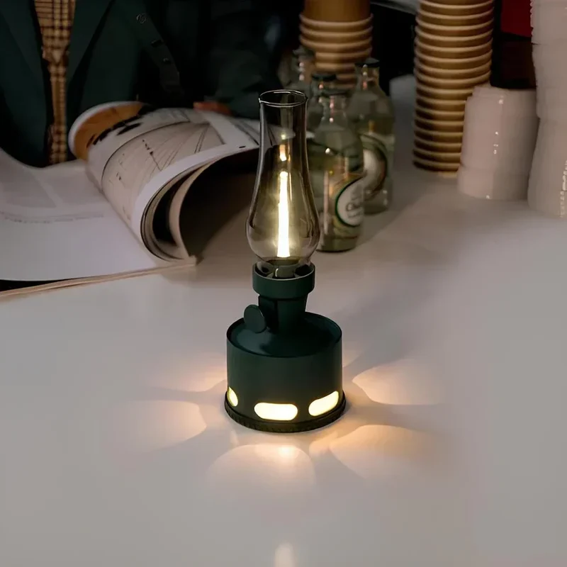 Genopladelig Vintage LED Lygte - LumaLantern