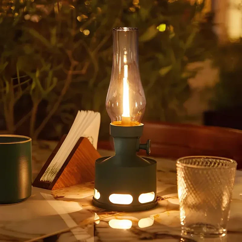 Genopladelig Vintage LED Lygte - LumaLantern