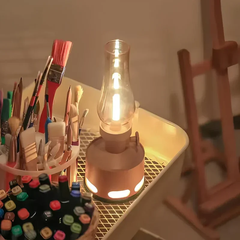 Genopladelig Vintage LED Lygte - LumaLantern