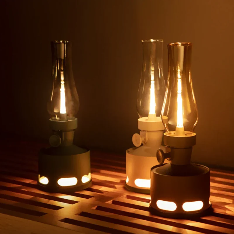 Genopladelig Vintage LED Lygte - LumaLantern