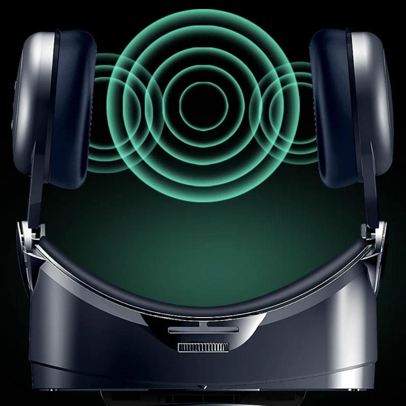 Smart VR Briller med Indbyggede Høretelefoner til iPhone og Android