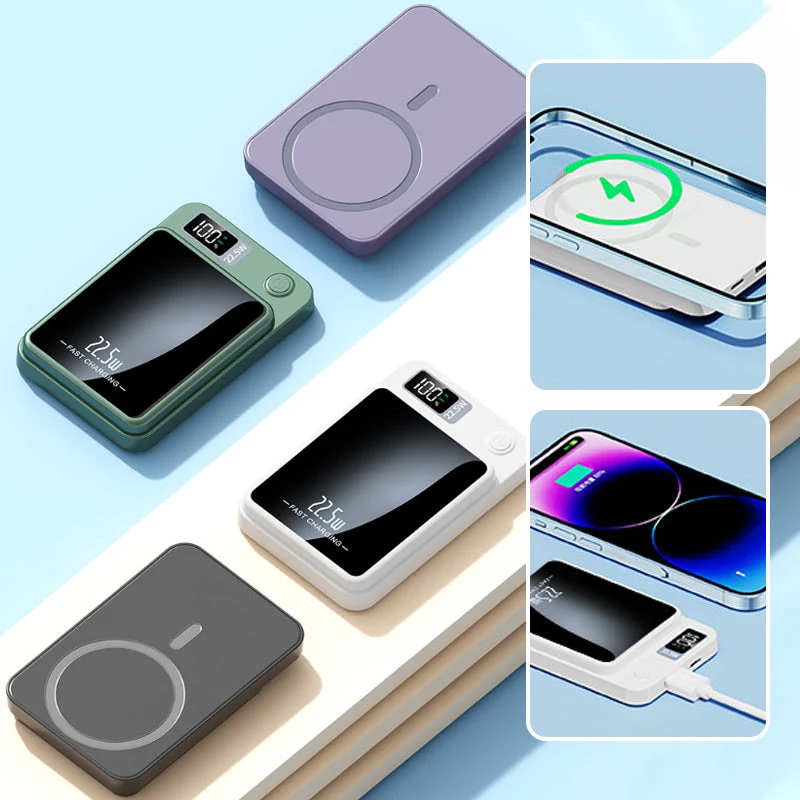 20000mAh Ultra Tynd Power Bank – LuxCharge Elite Oplader
