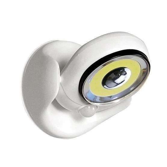 LED Sikkerhedslampe med Bevægelsessensor og Timer – Trådløs og Vejrbestandig – 450 Lumen