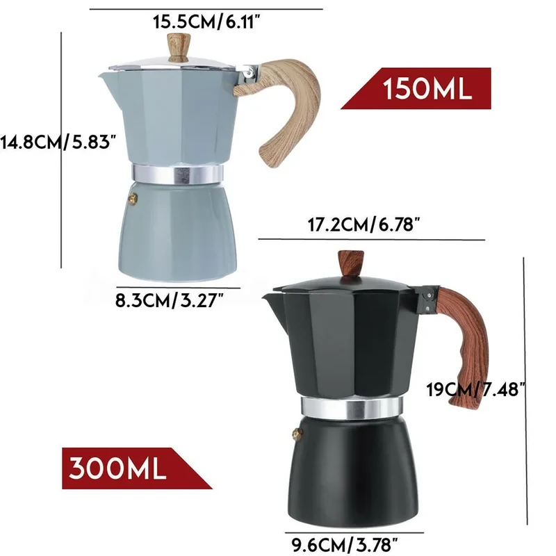 Bærbar Espresso Kaffe Brygger – Autentisk Perkolator
