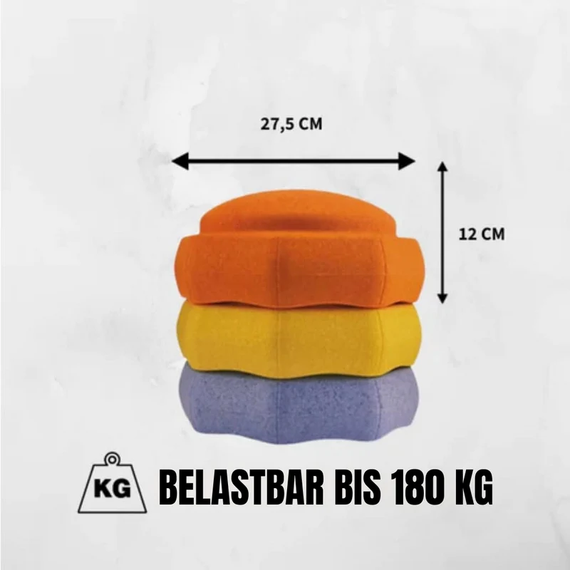 Foldbare Sten til Kreativ Leg og Balance